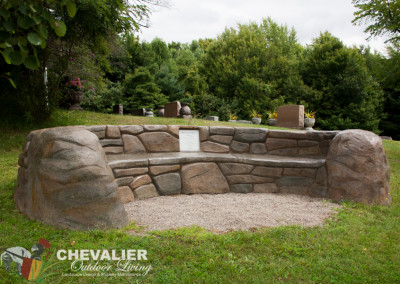 unique fancy WNY western New York Chevalier outdoor living landscape build built design designed custom stone brick durable practical inventive